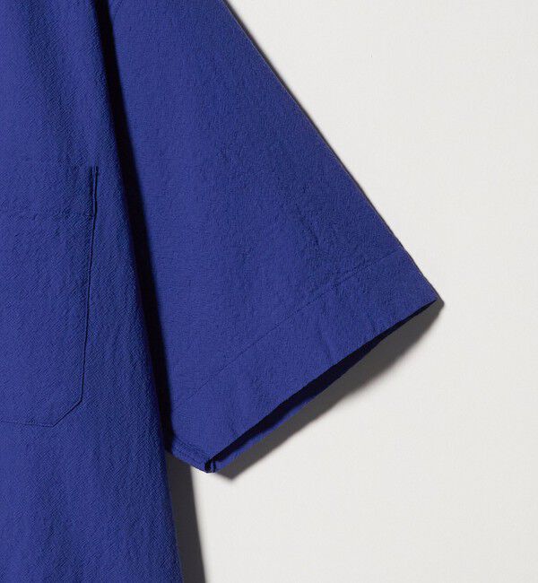 UNITED ARROWS「ウール/ナイロン アルバトロス ワンピースカラー ショートスリーブシャツ」|シャツ・ブラウス|