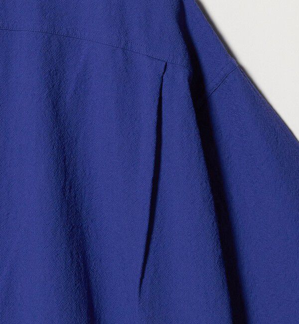 UNITED ARROWS「ウール/ナイロン アルバトロス ワンピースカラー ショートスリーブシャツ」|シャツ・ブラウス|