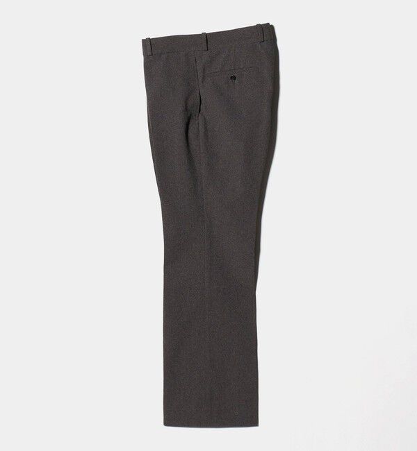 UNITED ARROWS「ポリエステル リネンライク セミフレアトラウザーズ」|スラックス|