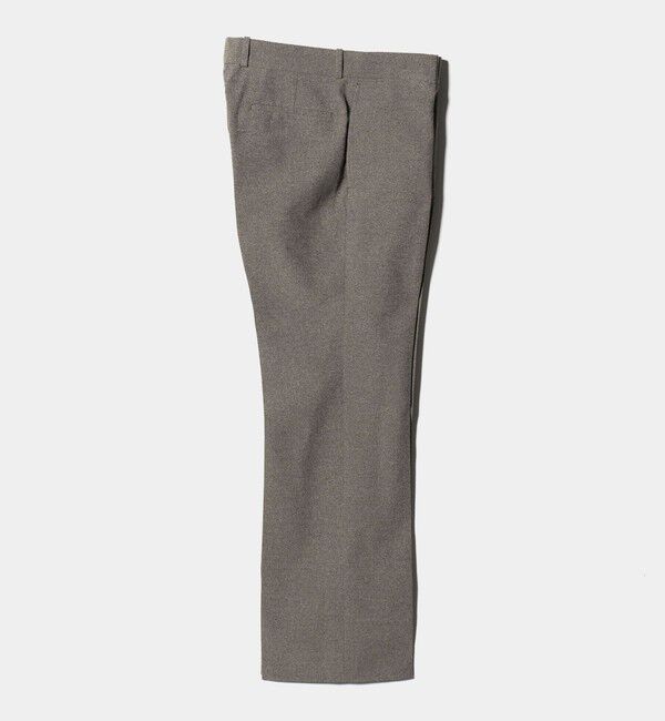 UNITED ARROWS「ポリエステル リネンライク セミフレアトラウザーズ」|スラックス|