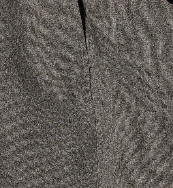 UNITED ARROWS「ポリエステル リネンライク セミフレアトラウザーズ」|スラックス|