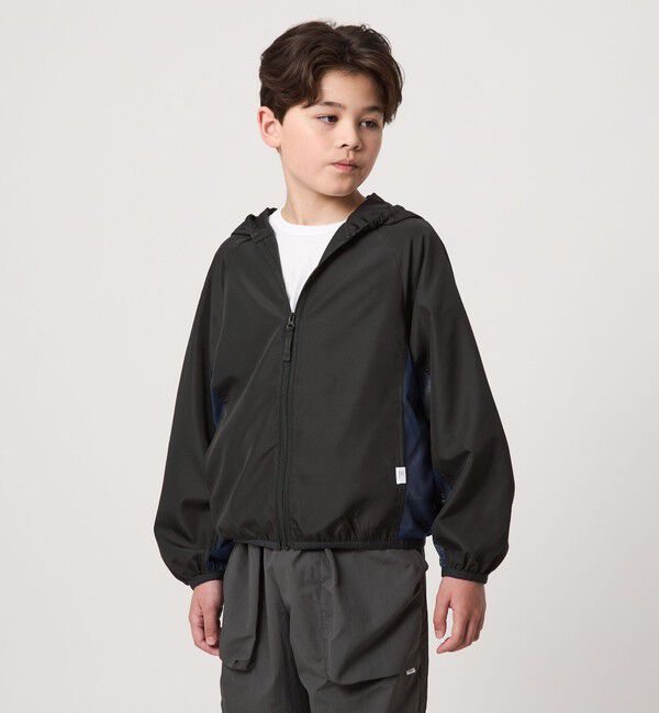 UNITED ARROWS green label relaxing「フード ジップ ブルゾン / キッズ  100cm-160cm 遮熱」|ブルゾン・スタジャン|