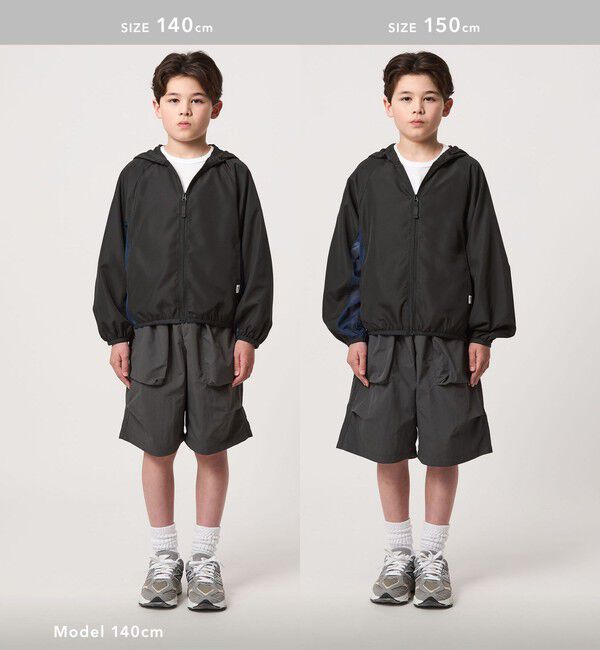UNITED ARROWS green label relaxing「フード ジップ ブルゾン / キッズ  100cm-160cm 遮熱」|ブルゾン・スタジャン|