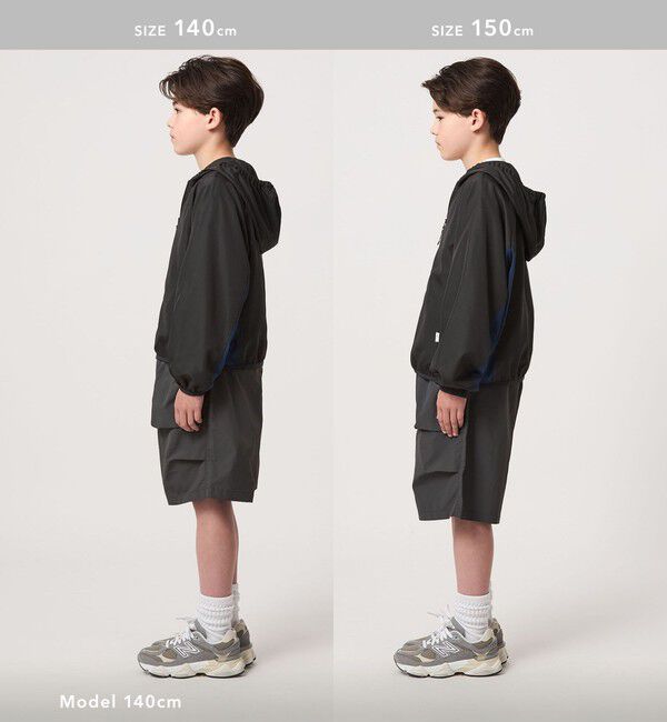 UNITED ARROWS green label relaxing「フード ジップ ブルゾン / キッズ  100cm-160cm 遮熱」|ブルゾン・スタジャン|
