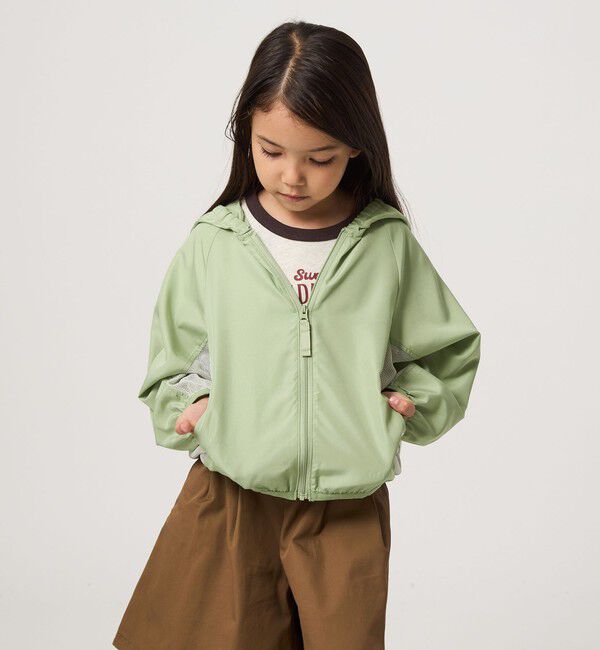 UNITED ARROWS green label relaxing「フード ジップ ブルゾン / キッズ  100cm-160cm 遮熱」|ブルゾン・スタジャン|
