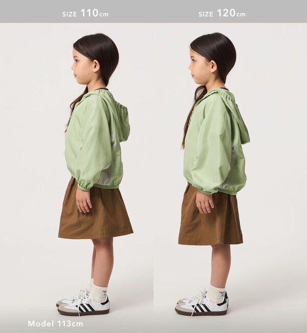 UNITED ARROWS green label relaxing「フード ジップ ブルゾン / キッズ  100cm-160cm 遮熱」|ブルゾン・スタジャン|