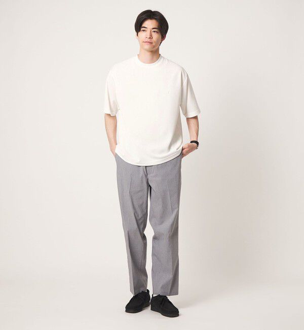 UNITED ARROWS green label relaxing「【WEB限定】JUST fit 刺繍ロゴ 半袖 Tシャツ -UVカット・吸水速乾-」|Tシャツ・カットソー|