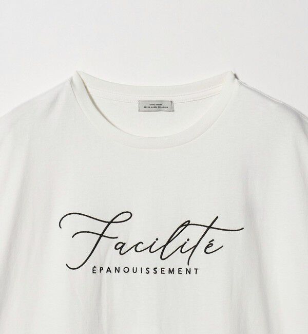 UNITED ARROWS green label relaxing「【WEB限定】＜at ease＞エンブロイダリー カットソー 」|Tシャツ・カットソー|