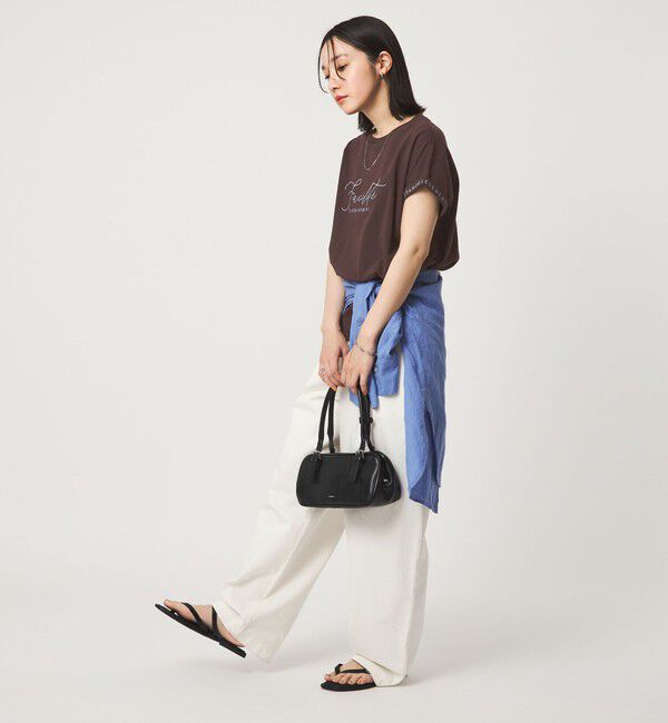 UNITED ARROWS green label relaxing「【WEB限定】＜at ease＞エンブロイダリー カットソー 」|Tシャツ・カットソー|