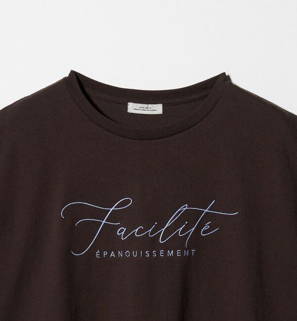 UNITED ARROWS green label relaxing「【WEB限定】＜at ease＞エンブロイダリー カットソー 」|Tシャツ・カットソー|
