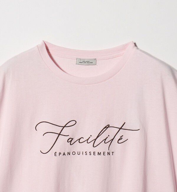 UNITED ARROWS green label relaxing「【WEB限定】＜at ease＞エンブロイダリー カットソー 」|Tシャツ・カットソー|