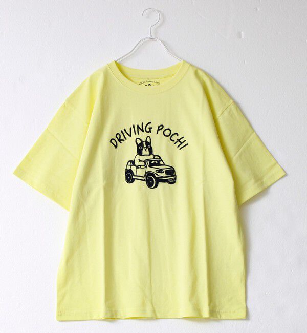 FREDY MAC「【マックT】【Driving Pochi】original body T-shirts」|Tシャツ・カットソー|クリーム