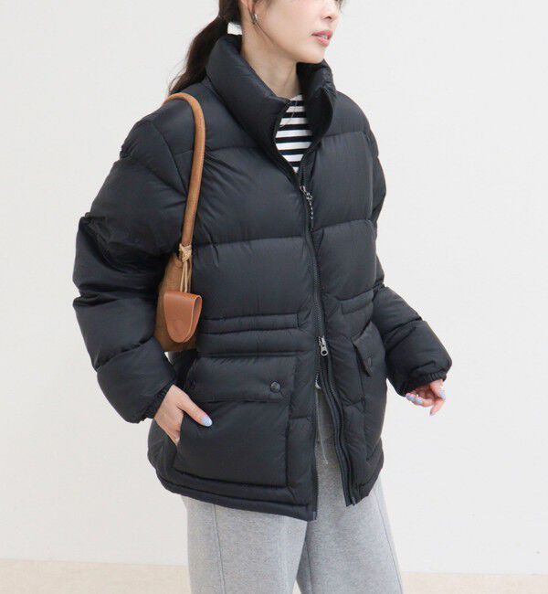 fredy emue「《別注》【TAION/タイオン】MOUNTAIN PACKABLE VOLUME DOWN JK ダウンジャケット」|ダウン|ブラック