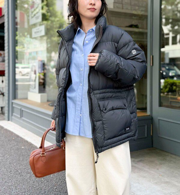 fredy emue「《別注》【TAION/タイオン】MOUNTAIN PACKABLE VOLUME DOWN JK ダウンジャケット」|ダウン|チャコールグレー