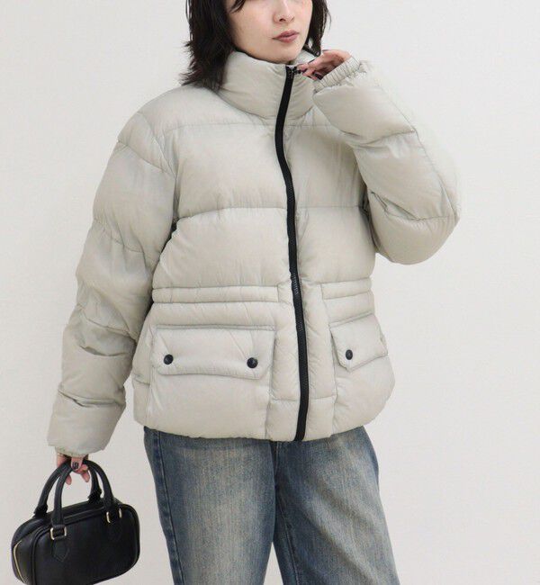 fredy emue「《別注》【TAION/タイオン】MOUNTAIN PACKABLE VOLUME DOWN JK ダウンジャケット」|ダウン|ライトグレー