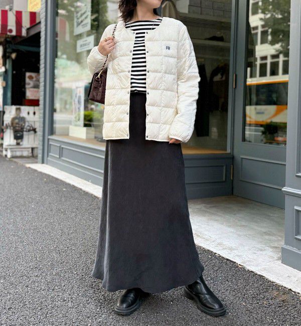 fredy emue「《別注》【TAION/タイオン】CREW NECK BUTTON DOWN JKT ダウンジャケット」|ダウン|