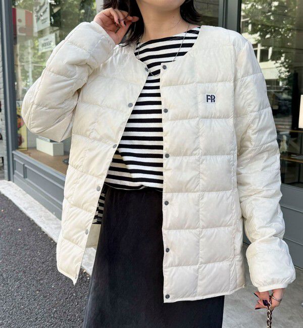 fredy emue「《別注》【TAION/タイオン】CREW NECK BUTTON DOWN JKT ダウンジャケット」|ダウン|