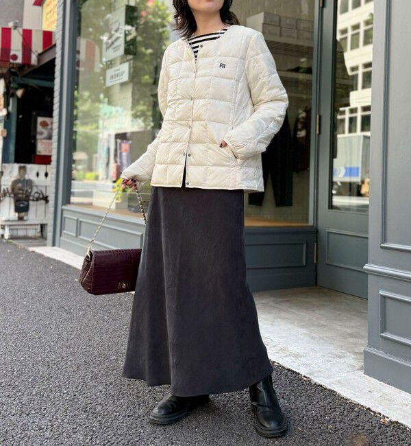 fredy emue「《別注》【TAION/タイオン】CREW NECK BUTTON DOWN JKT ダウンジャケット」|ダウン|