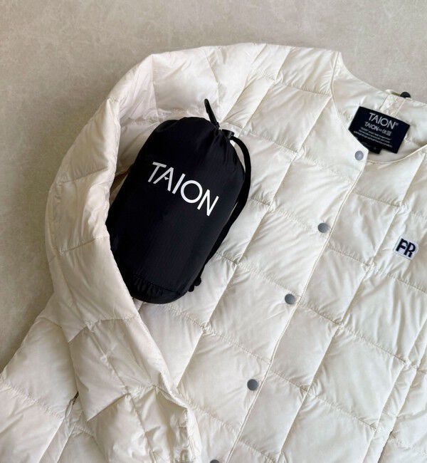 fredy emue「《別注》【TAION/タイオン】CREW NECK BUTTON DOWN JKT ダウンジャケット」|ダウン|