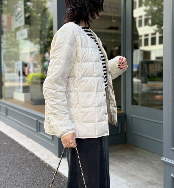 fredy emue「《別注》【TAION/タイオン】CREW NECK BUTTON DOWN JKT ダウンジャケット」|ダウン|