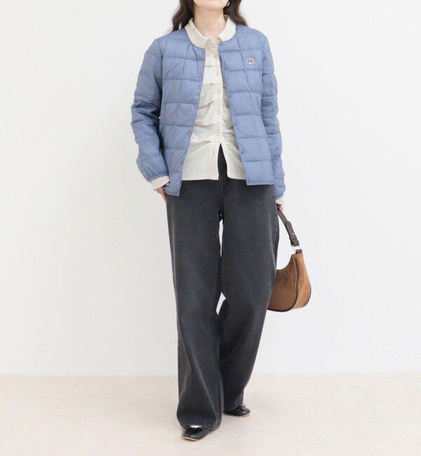 fredy emue「《別注》【TAION/タイオン】CREW NECK BUTTON DOWN JKT ダウンジャケット」|ダウン|