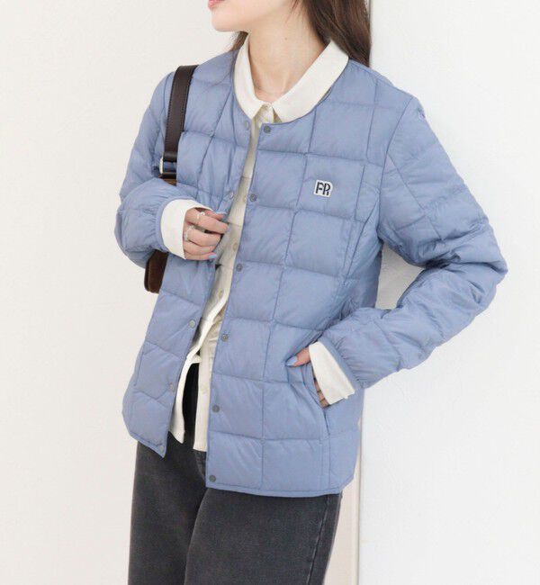fredy emue「《別注》【TAION/タイオン】CREW NECK BUTTON DOWN JKT ダウンジャケット」|ダウン|