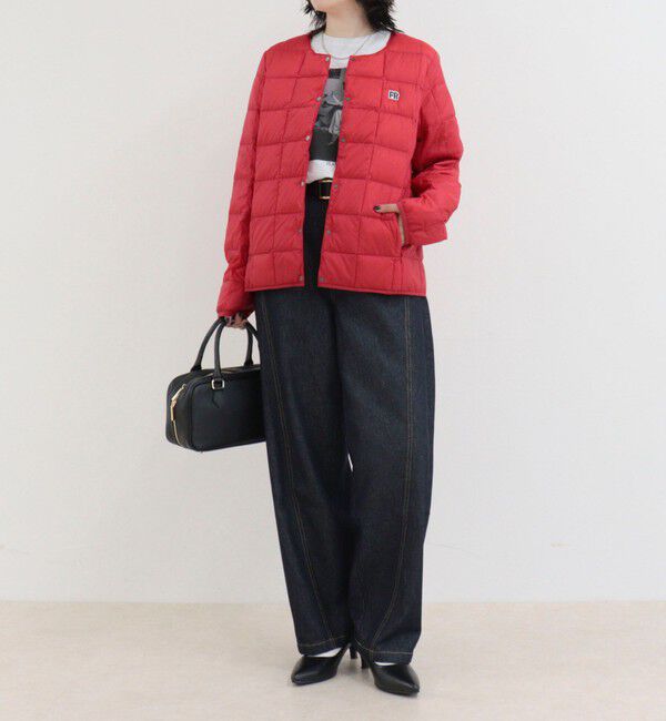 fredy emue「《別注》【TAION/タイオン】CREW NECK BUTTON DOWN JKT ダウンジャケット」|ダウン|