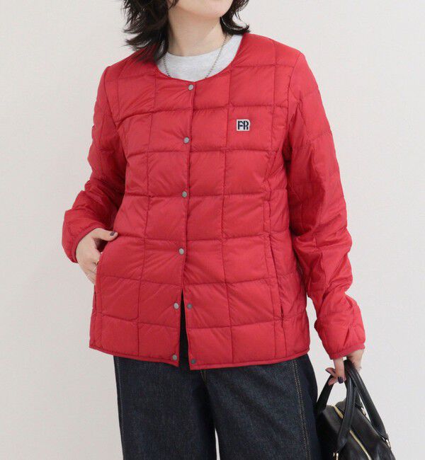 fredy emue「《別注》【TAION/タイオン】CREW NECK BUTTON DOWN JKT ダウンジャケット」|ダウン|
