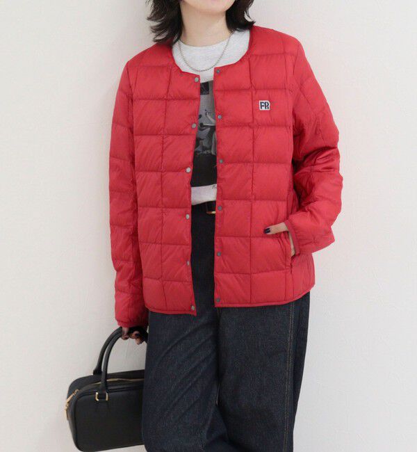 fredy emue「《別注》【TAION/タイオン】CREW NECK BUTTON DOWN JKT ダウンジャケット」|ダウン|