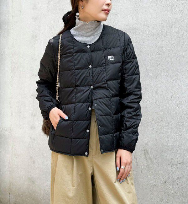 fredy emue「《別注》【TAION/タイオン】CREW NECK BUTTON DOWN JKT ダウンジャケット」|ダウン|
