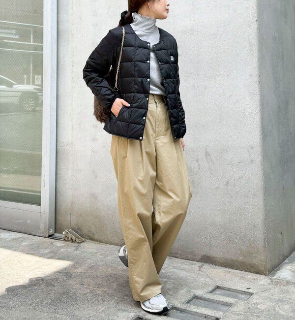 fredy emue「《別注》【TAION/タイオン】CREW NECK BUTTON DOWN JKT ダウンジャケット」|ダウン|