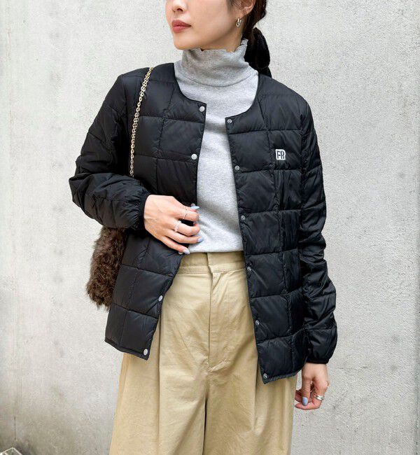 fredy emue「《別注》【TAION/タイオン】CREW NECK BUTTON DOWN JKT ダウンジャケット」|ダウン|