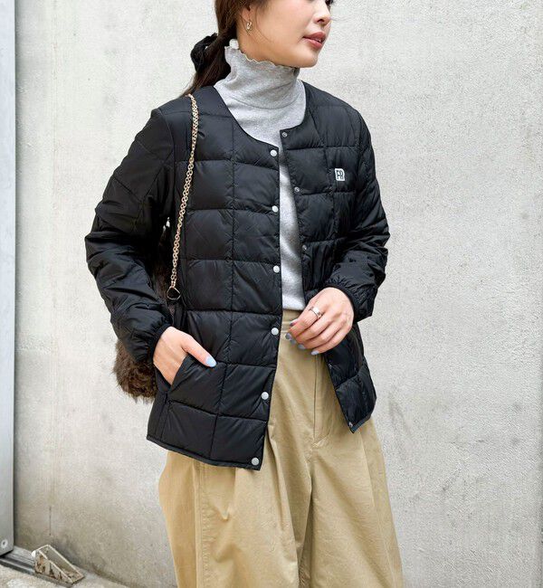 fredy emue「《別注》【TAION/タイオン】CREW NECK BUTTON DOWN JKT ダウンジャケット」|ダウン|