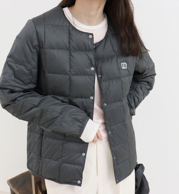 fredy emue「《別注》【TAION/タイオン】CREW NECK BUTTON DOWN JKT ダウンジャケット」|ダウン|