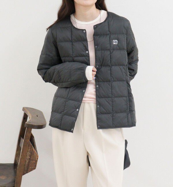 fredy emue「《別注》【TAION/タイオン】CREW NECK BUTTON DOWN JKT ダウンジャケット」|ダウン|