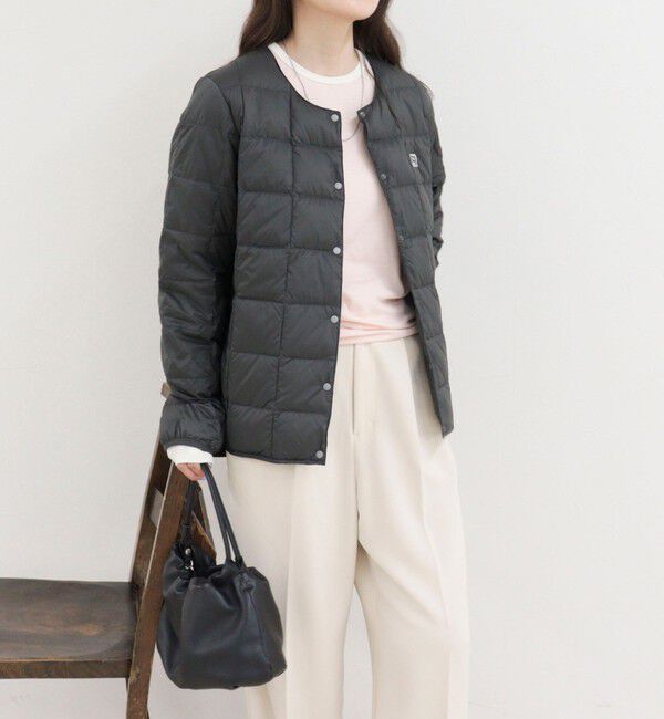 fredy emue「《別注》【TAION/タイオン】CREW NECK BUTTON DOWN JKT ダウンジャケット」|ダウン|