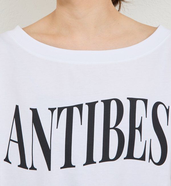  「オフショルロゴカットソー」|Tシャツ・カットソー|