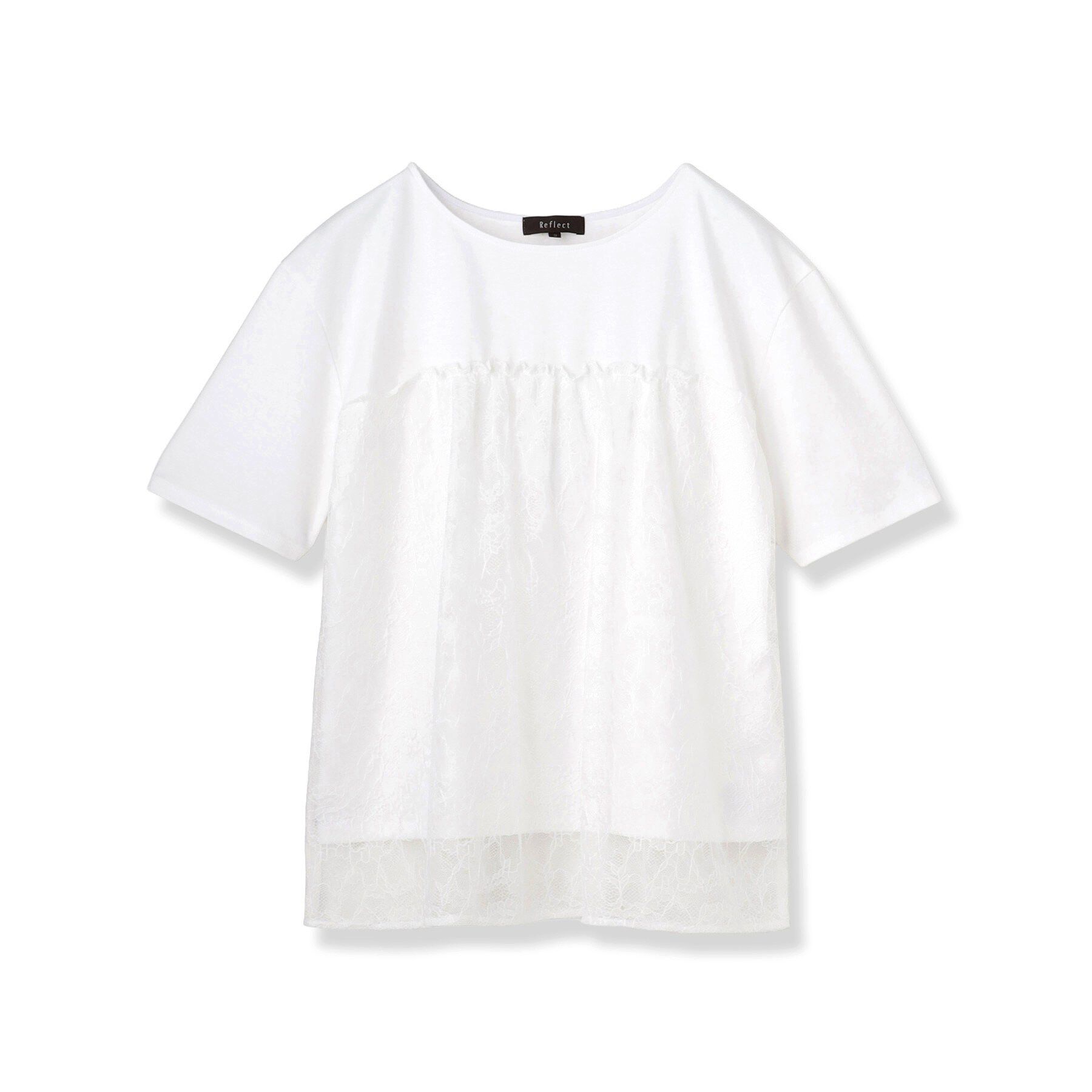 Reflect「【UVカット／接触冷感／手洗い可】ラッセルレースプルオーバー」|Tシャツ・カットソー|