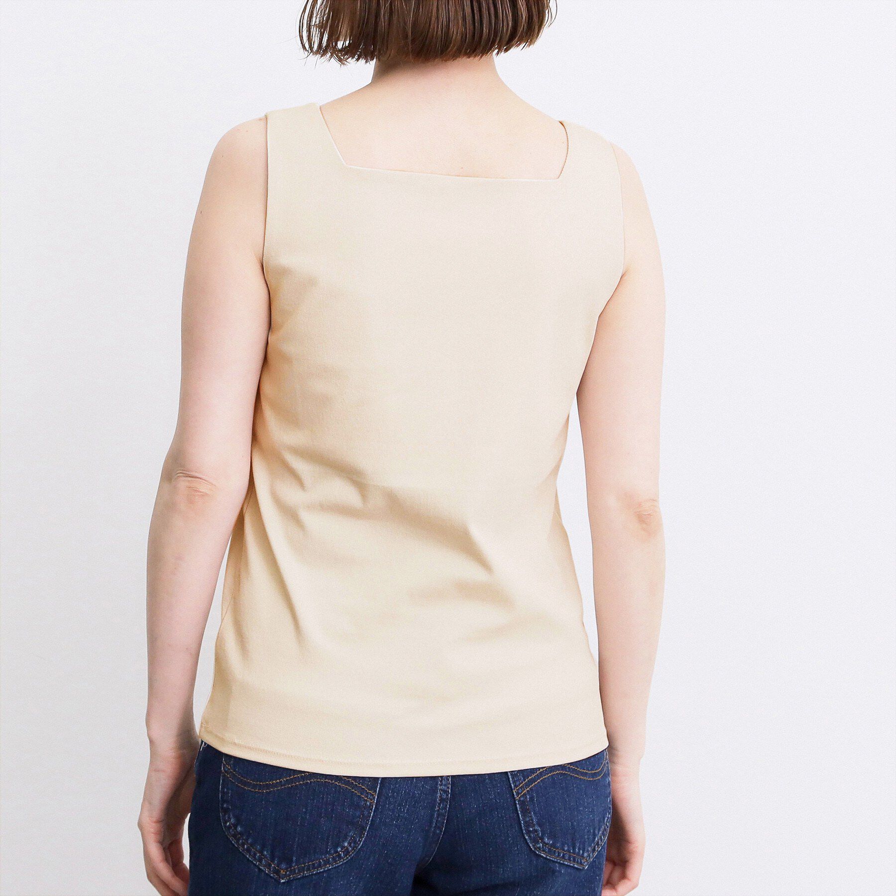 grove「【透けにくい】ダブルフロントタンク」|Tシャツ・カットソー|