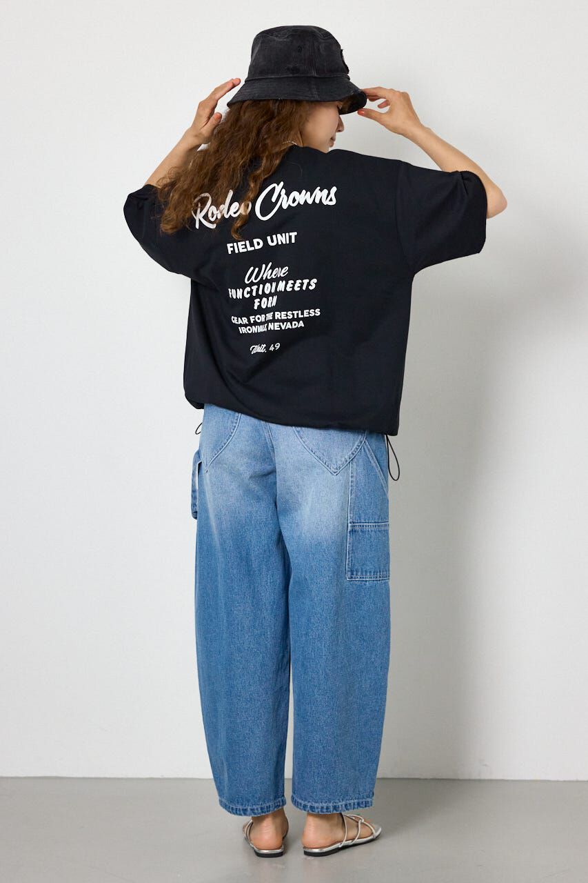 RODEO CROWNS「ロゴワイドカットトップス」|Tシャツ・カットソー|