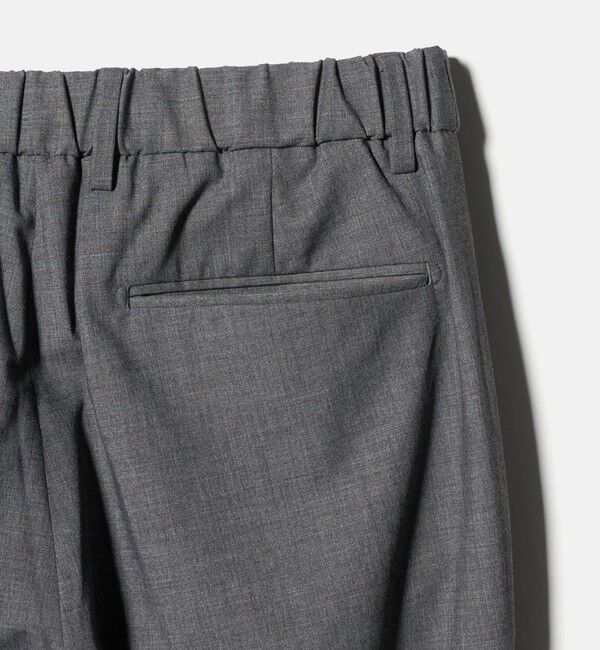 UNITED ARROWS「TR バックシャーリング １プリーツ イージー スラックス　ストレッチ 接触冷感」|スラックス|