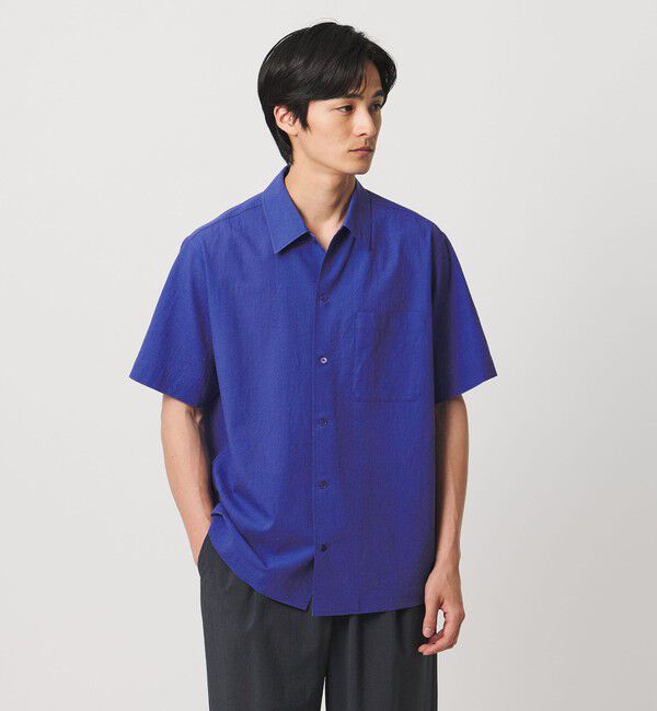 UNITED ARROWS「ウール/ナイロン アルバトロス ワンピースカラー ショートスリーブシャツ」|シャツ・ブラウス|ROYAL