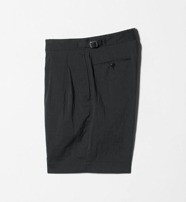 UNITED ARROWS「ワッシャーナイロン 2プリーツ サイドアジャスター ショーツ 撥水 ヨコストレッチ」|その他|