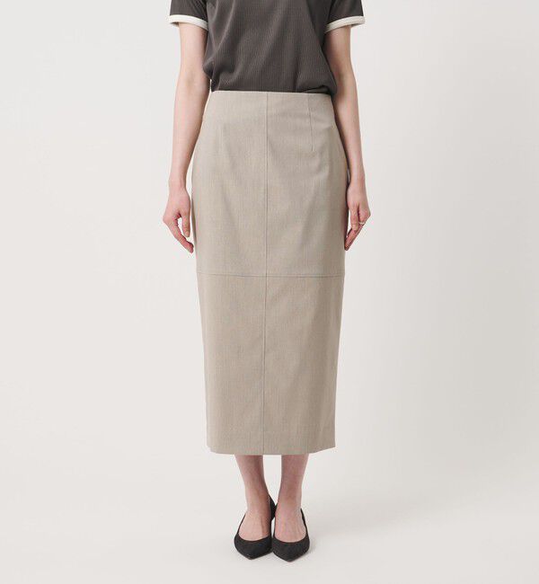 UNITED ARROWS「モク タイト ロングスカート ‐ウォッシャブル‐」|タイト|