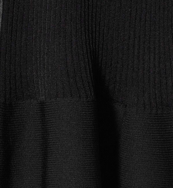 UNITED ARROWS「シアー リボン 2WAYカーディガン ‐ウォッシャブル‐」|カーディガン|