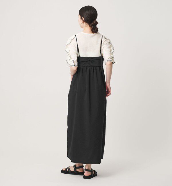 BEAUTY&YOUTH UNITED ARROWS「チェック＆ソリッド キャミソールワンピース ウォッシャブル」|ワンピース|