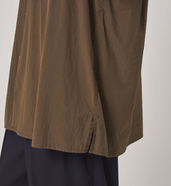 STEVEN ALAN「＜Steven Alan＞ シアー ナイロン ガーメントダイ シャツ」|シャツ・ブラウス|