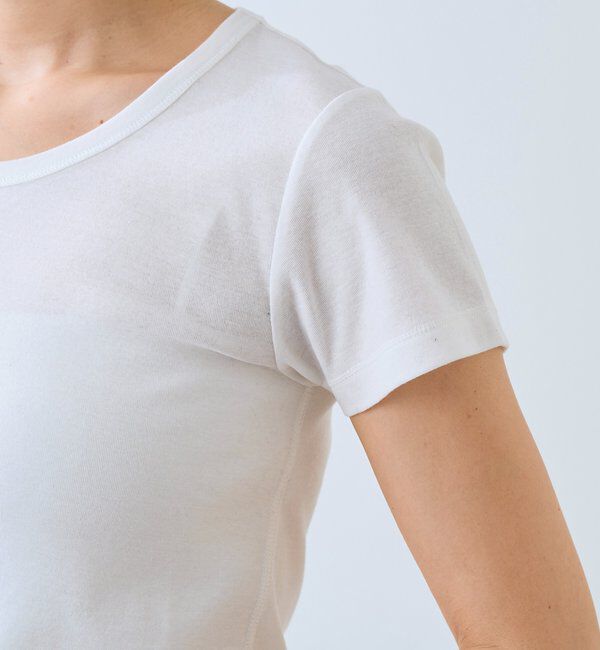  「【すっきり見え】コンパクトフライスTee」|Tシャツ・カットソー|