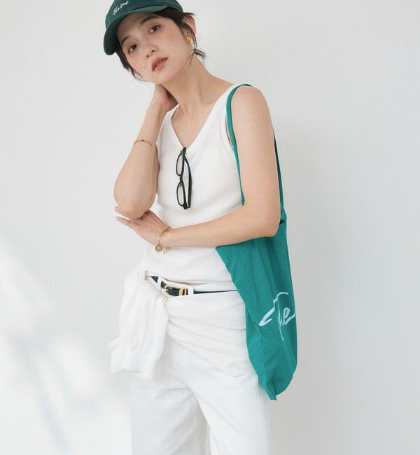  「予約【A・MONN】【セット着用可】tank KNIT」|ニット・セーター|
