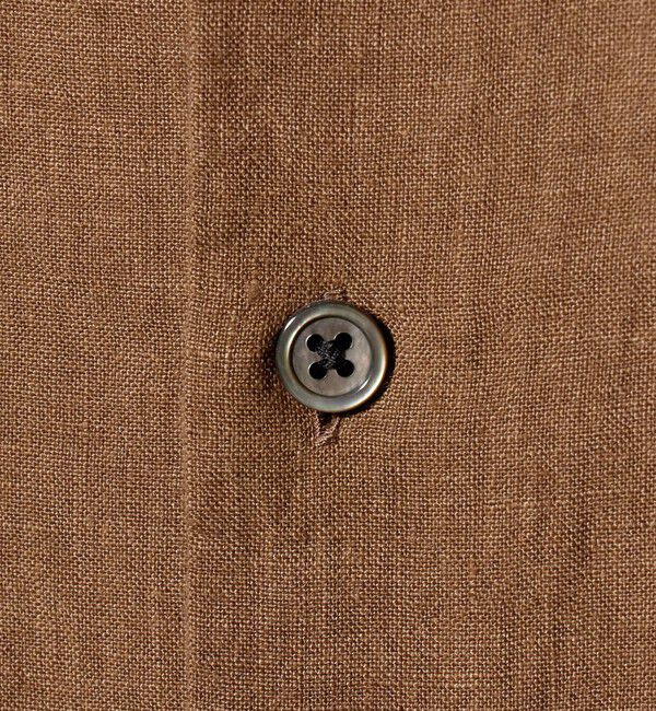 UNITED ARROWS「LIBECO リネン バンドカラー シャツ」|シャツ・ブラウス|